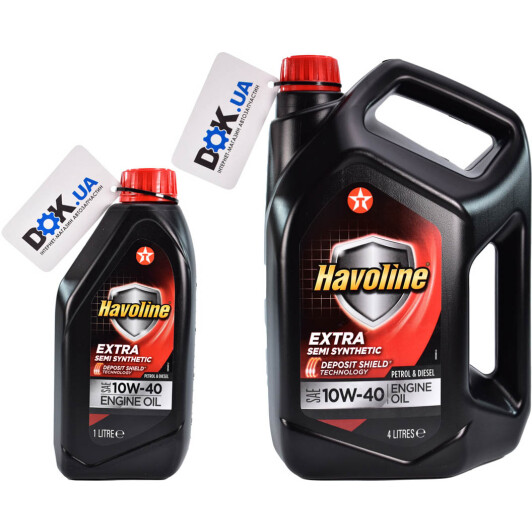 Моторное масло Texaco Havoline Extra 10W-40 на Hyundai i20