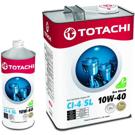 Моторное масло Totachi Eco Diesel 10W-40 на Kia Opirus