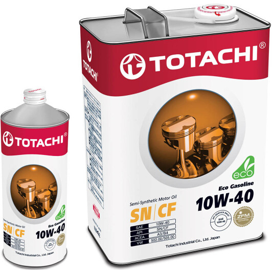 Моторна олива Totachi Eco Gasoline 10W-40 на Skoda Favorit