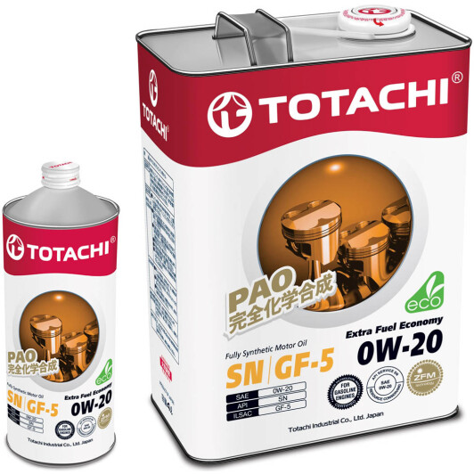 Моторное масло Totachi Extra Fuel Economy 0W-20 на Hyundai i20