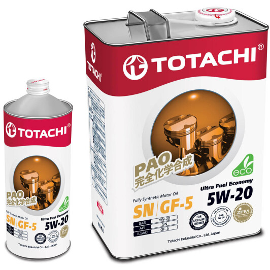 Моторна олива Totachi Ultra Fuel Economy SN 5W-20 на ZAZ Tavria