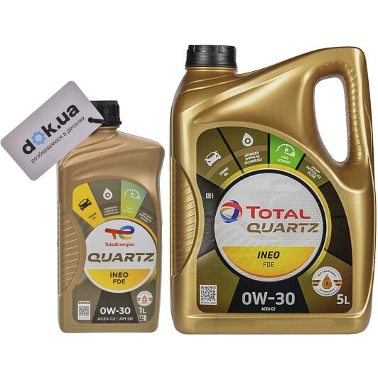 Моторное масло Total Quartz Ineo FDE 0W-30 на Kia Rio