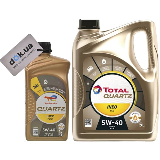 Моторное масло Total Quartz Ineo FGO 5W-40 на Rover 75