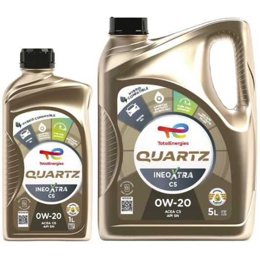 Моторное масло Total Quartz Ineo Xtra C5 0W-20 на Opel Mokka