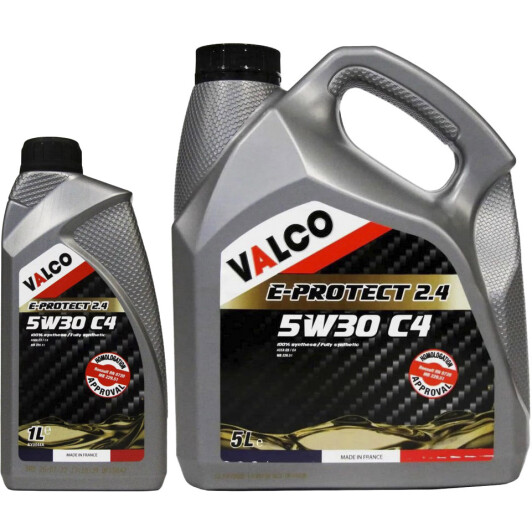 Моторное масло Valco E-PROTECT 2.4 5W-40 на Kia Shuma