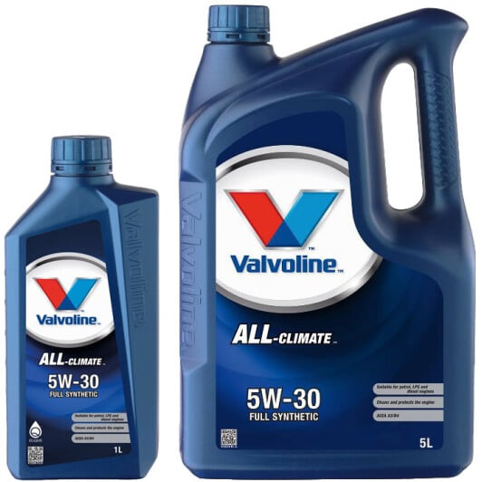 Моторное масло Valvoline All-Climate 5W-30 на Subaru XV