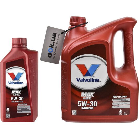 Моторное масло Valvoline MaxLife 5W-30 на Hyundai Terracan