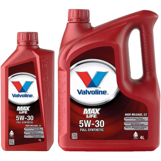 Моторное масло Valvoline MaxLife C3 5W-30 на Citroen DS3