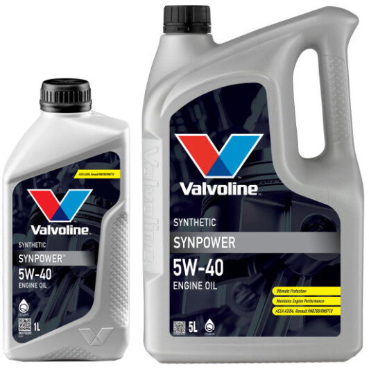Масло Valvoline SynPower 5W-40 на MINI Cooper