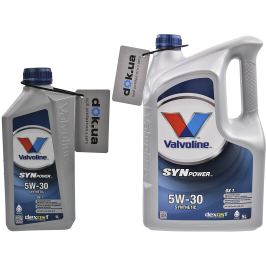 Моторное масло Valvoline SynPower DX1 5W-30 на Hyundai Atos