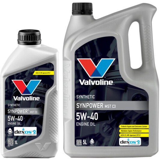 Масло Valvoline SynPower MST C3 5W-40 на MINI Cooper