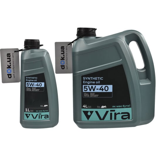 Моторна олива VIRA Synthetic 5W-40 на Infiniti EX