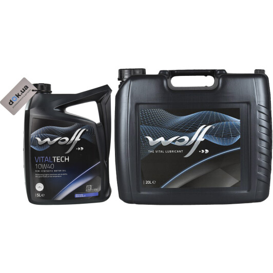 Моторна олива Wolf Vitaltech 10W-40 на Ford Cougar