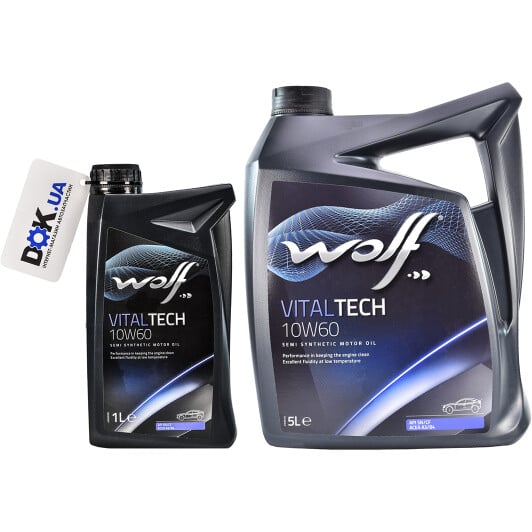 Моторное масло Wolf Vitaltech 10W-60 на Citroen BX