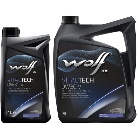 Моторное масло Wolf Vitaltech V 0W-30 на Volvo C30