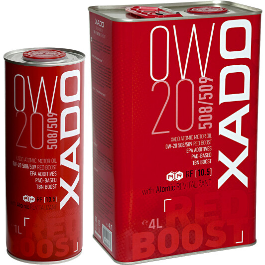 Моторное масло Xado Atomic Oil 508/509 RED BOOST 0W-20 на Audi A1