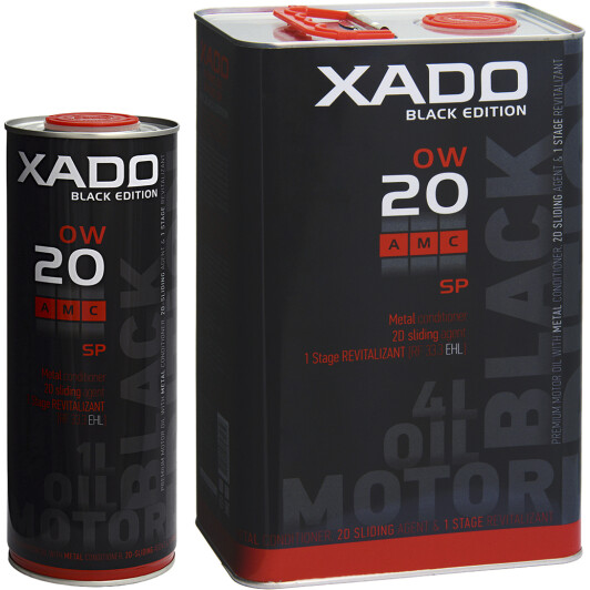 Моторное масло Xado Atomic Oil SP AMC Black Edition 0W-20 на Nissan Almera