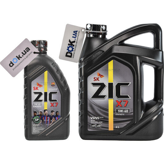 Моторное масло ZIC X7 5W-40 на Nissan Micra