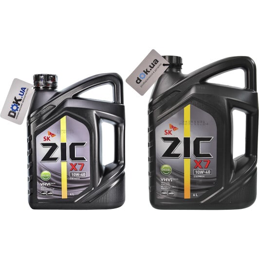 Моторное масло ZIC X7 Diesel 10W-40 на Infiniti EX