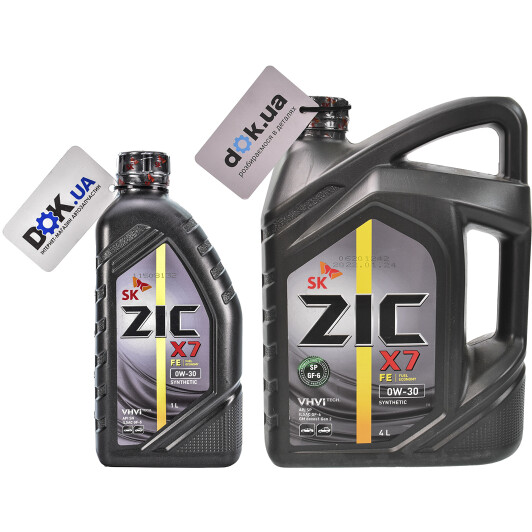 Моторное масло ZIC X7 FE 0W-30 на Lada 2111