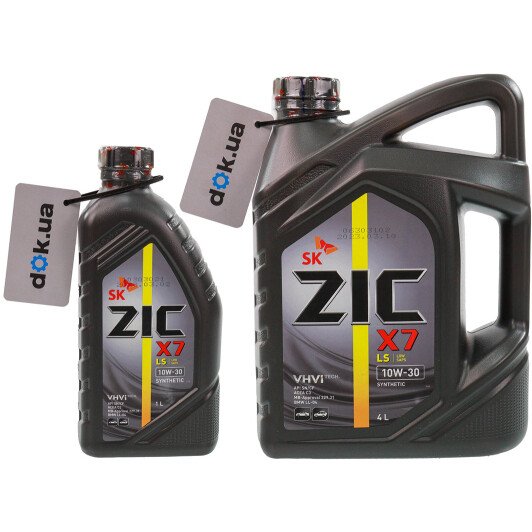 Олива ZIC X7 LS 10W-30 на Chrysler 300C