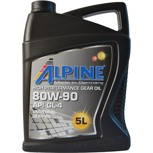 Alpine High Performance Gear Oil GL-5 80W-90 (5 л) трансмиссионное масло 5 л