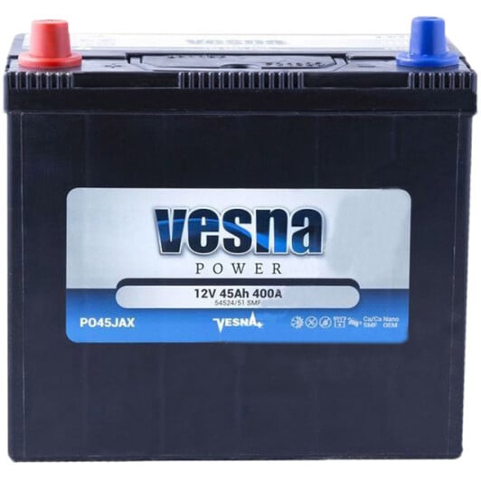 Аккумулятор Vesna 6 CT-45-L Power 415145