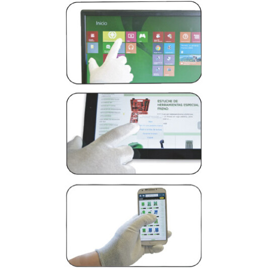 Рукавички робочі JBM сірі XL (10