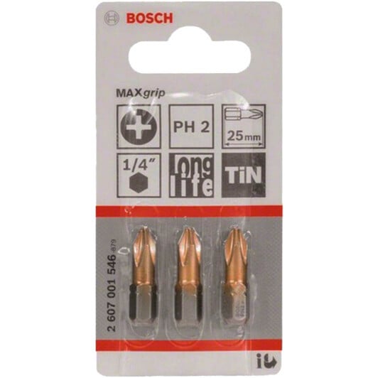 Набор бит Bosch 2607001546 3 шт.