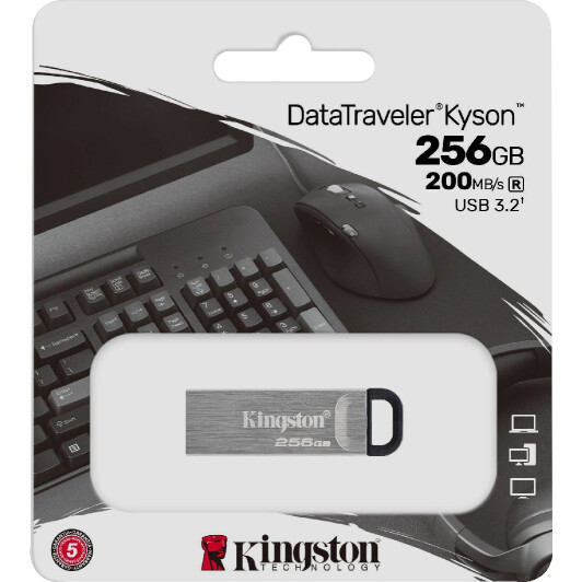 Флешка Kingston DataTraveler Kyson 256 ГБ