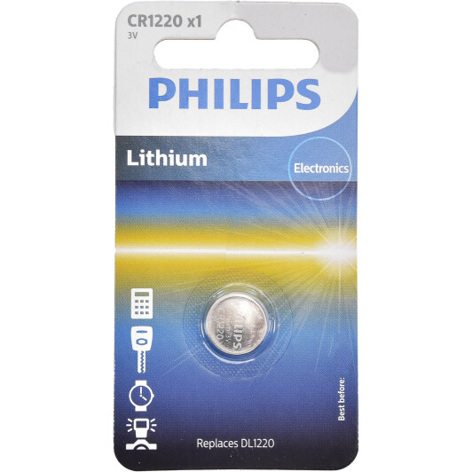 Батарейка Philips Minicells Lithium CR1220/00B CR1220 3 V 1 шт