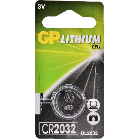 Батарейка GP CR2032 CR2032 3 V 1 шт