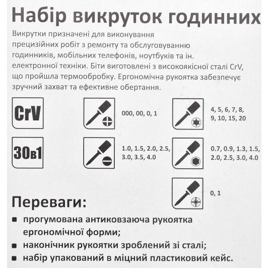 Отвертка прецизионная с набором бит Sigma 4003021