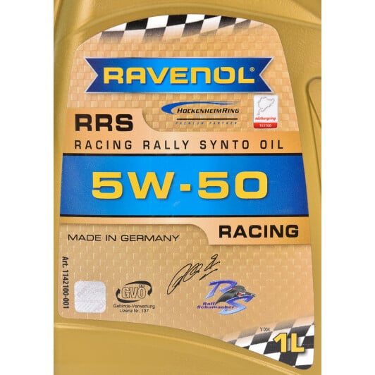 Моторное масло Ravenol RRS 5W-50 1 л на Hyundai Tiburon