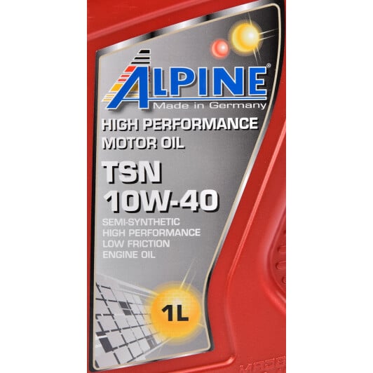 Моторное масло Alpine TSN 10W-40 1 л на Chevrolet Lumina