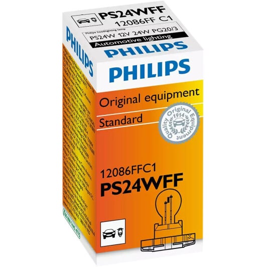 Автолампа Philips Standard PS24W PG20/3 24 W прозрачная 12086FFC1