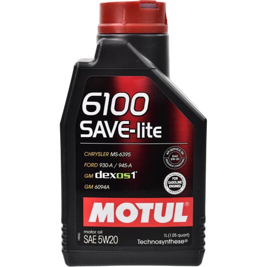 Моторное масло Motul 6100 Save-Lite 5W-20 1 л на Citroen ZX