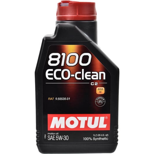 Моторное масло Motul 8100 Eco-Clean 5W-30 для Toyota Hiace 1 л на Toyota Hiace