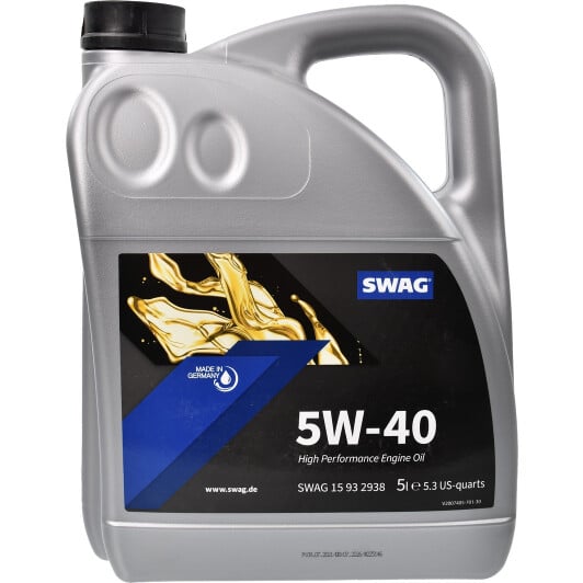 Моторное масло SWAG 5W-40 5 л на Volvo V60