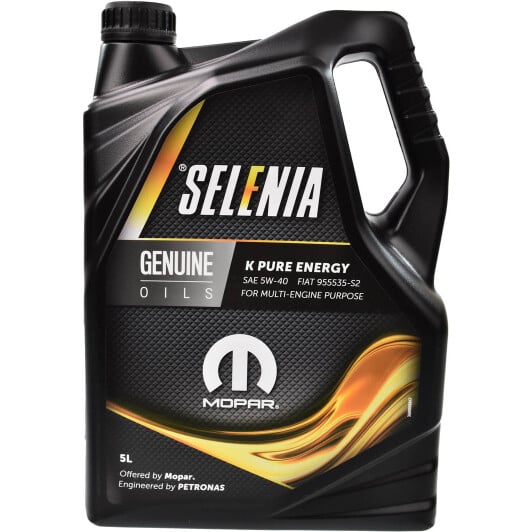 Моторное масло Petronas Selenia K Pure Energy 5W-40 5 л на Chevrolet Malibu