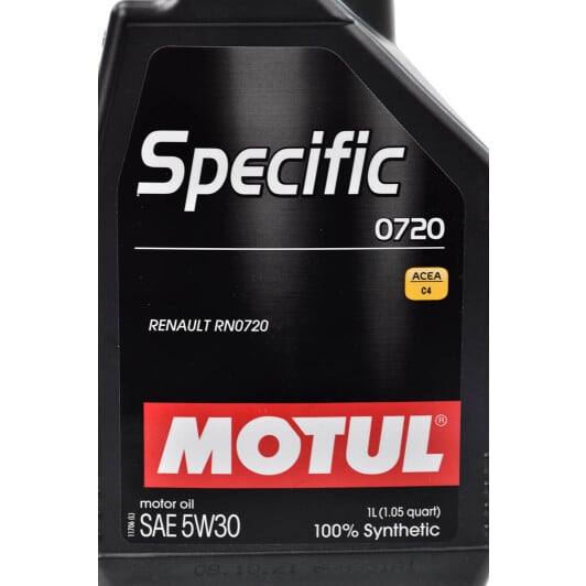 Моторное масло Motul Specific 0720 5W-30 1 л на Volvo C30
