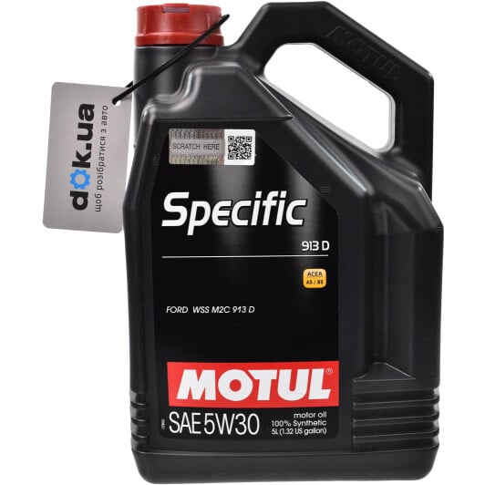 Моторное масло Motul Specific 913 D 5W-30 5 л на Hyundai Equus