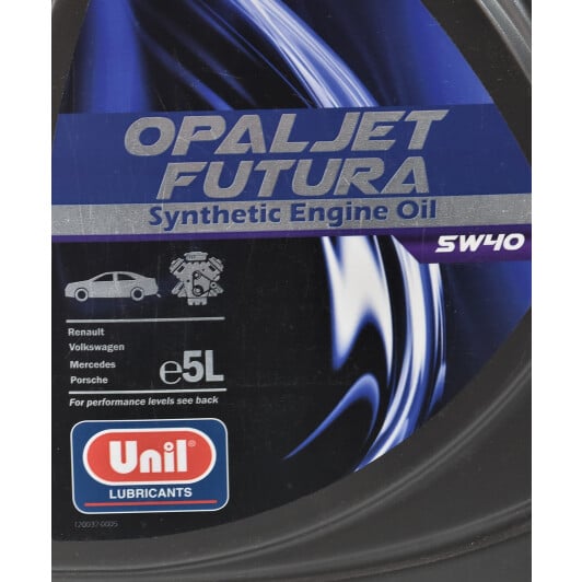 Моторное масло Unil Opaljet Futura 5W-40 5 л на Hyundai Stellar