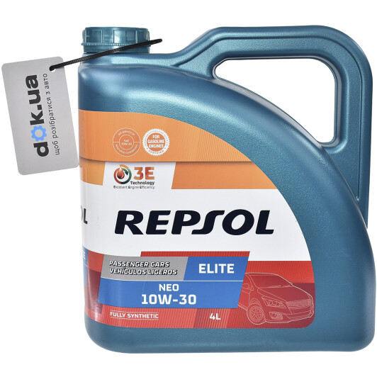 Моторное масло Repsol Elite Neo 10W-30 4 л на Opel Tigra