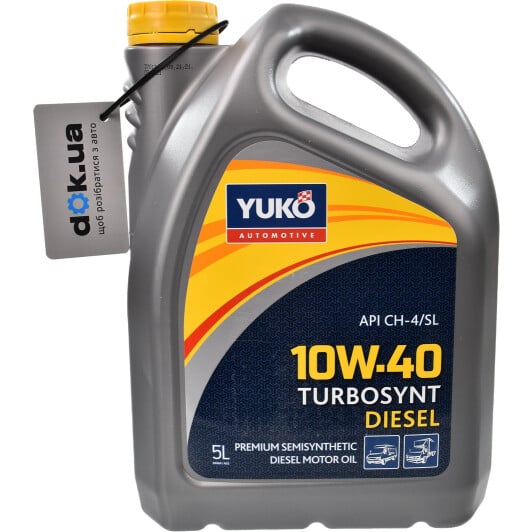 Моторна олива Yuko Turbosynt Diesel 10W-40 5 л на Citroen Jumpy