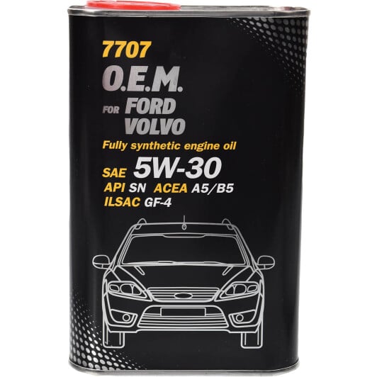 Моторна олива Mannol O.E.M. For Ford Volvo (Metal) 5W-30 1 л на Toyota Paseo