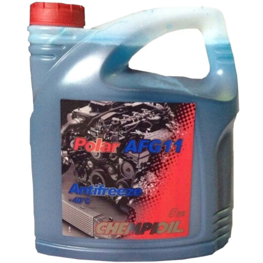 Chempioil Polar G11 синий -40 °C, 5 л (14948) готовый антифриз