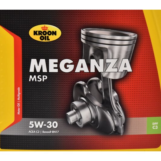 Моторное масло Kroon Oil Meganza MSP 5W-30 5 л на Acura RSX