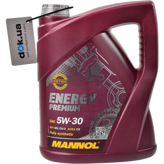 Моторное масло Mannol Energy Premium 5W-30 5 л на Jaguar XK