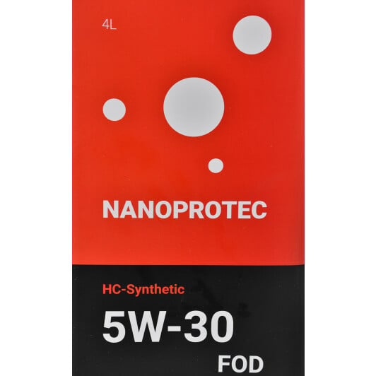 Моторна олива Nanoprotec FOD HC-Synthetic 5W-30 4 л на Honda Accord
